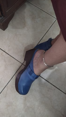 Customer photo review of כפכפים לנשים דגם עמית 750 בצבע כחול