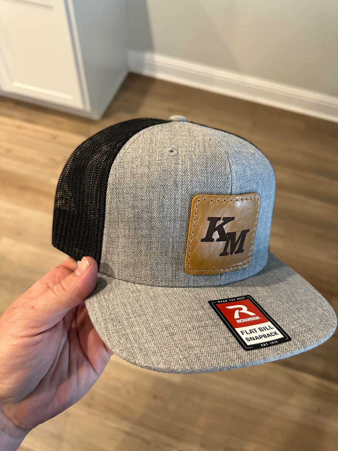 Customer photo review of Richardson 511 Custom Leather Patch Hat