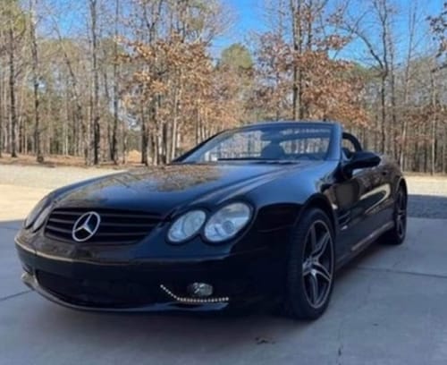 Customer photo review of 2003-2006 Mercedes-Benz SL500 4 Wheel Hydraulic Suspension Conversion/Delete Kit With Light Fix (MX14FM)