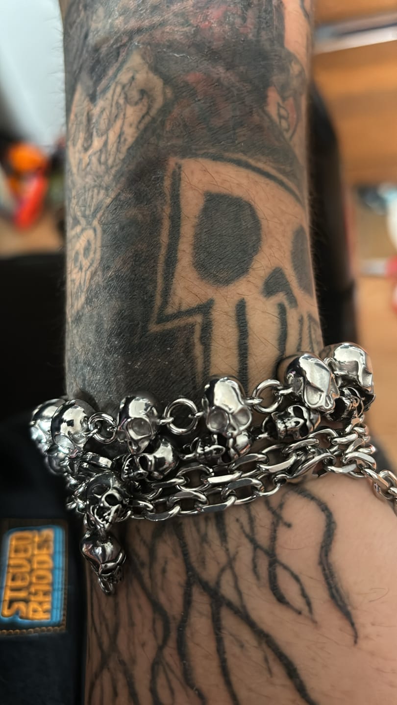 Customer photo review of 10 STAGES OF ADDICTION BRACELET