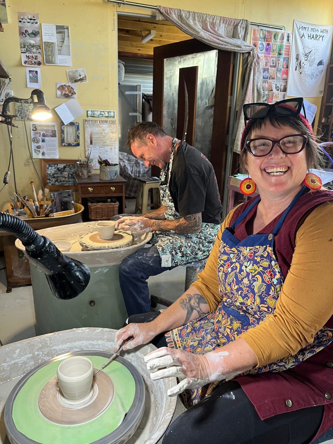 Customer photo review of Switch Apron - Burgundy