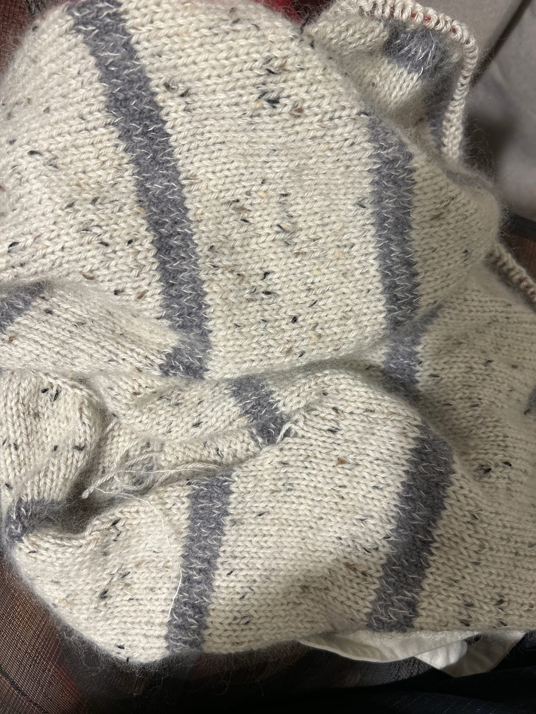 Customer photo review of Silk Mohair  (75% Kid Mohair / 25% Seda)