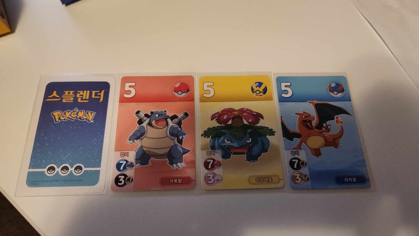 Customer photo review of Clear Matte Standard American Card Sleeves