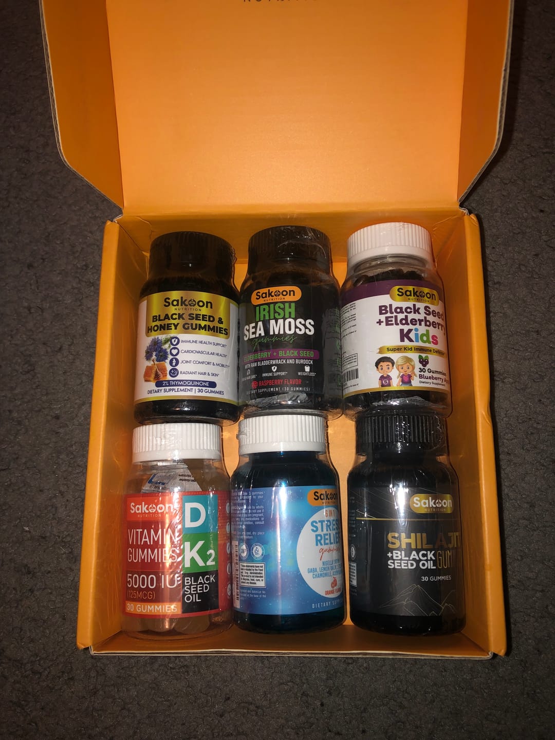 Customer photo review of Sakoon Gummies Bundle Gift Set