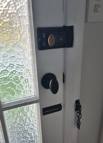 Customer photo review of Cast Iron Mortice Oval Door Knob 65mm (each)