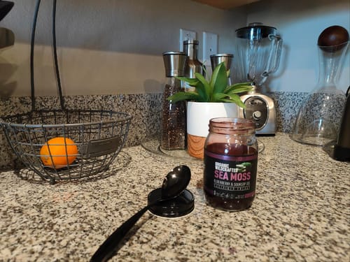 Customer photo review of Elderberry and Soursop Infused Sea Moss Gel