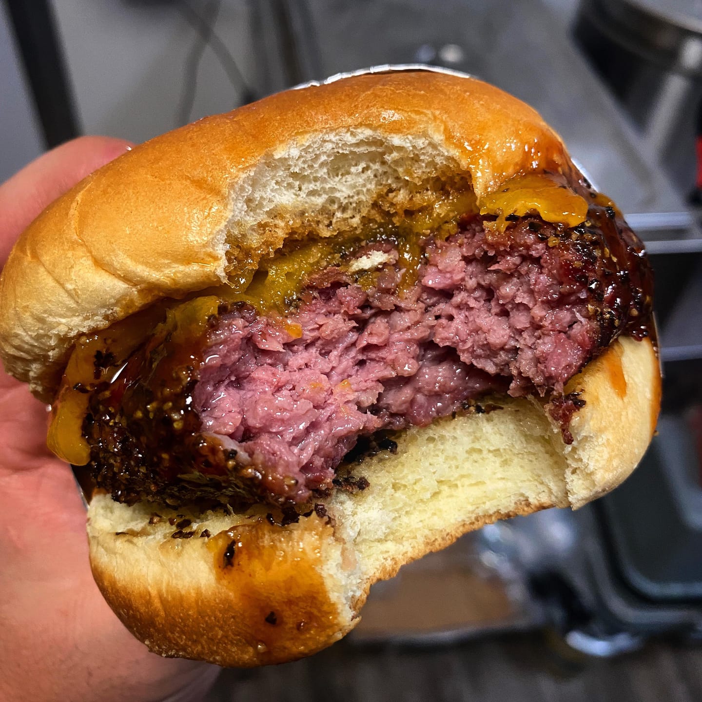 Customer photo review of Grass-Fed Brisket Burger Box (LIMITED STOCK ITEM)