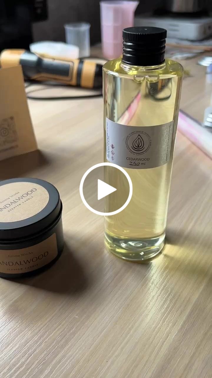 Customer video review of Fragancia CEDARWOOD | MADERA DE CEDRO