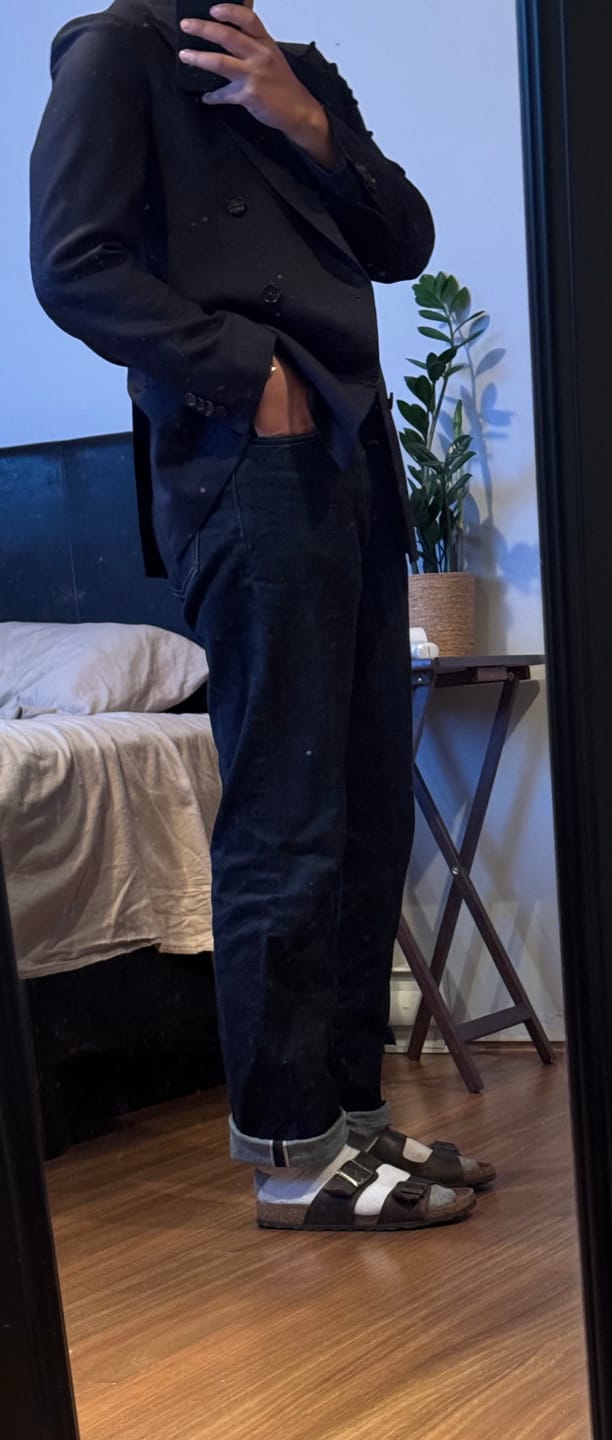 Customer photo review of Lot 602 1969 Model Selvedge Denim Jeans