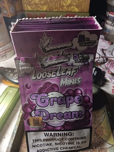 Customer photo review of Grape Dream LooseLeaf 5-Pack Minis (40 Count)