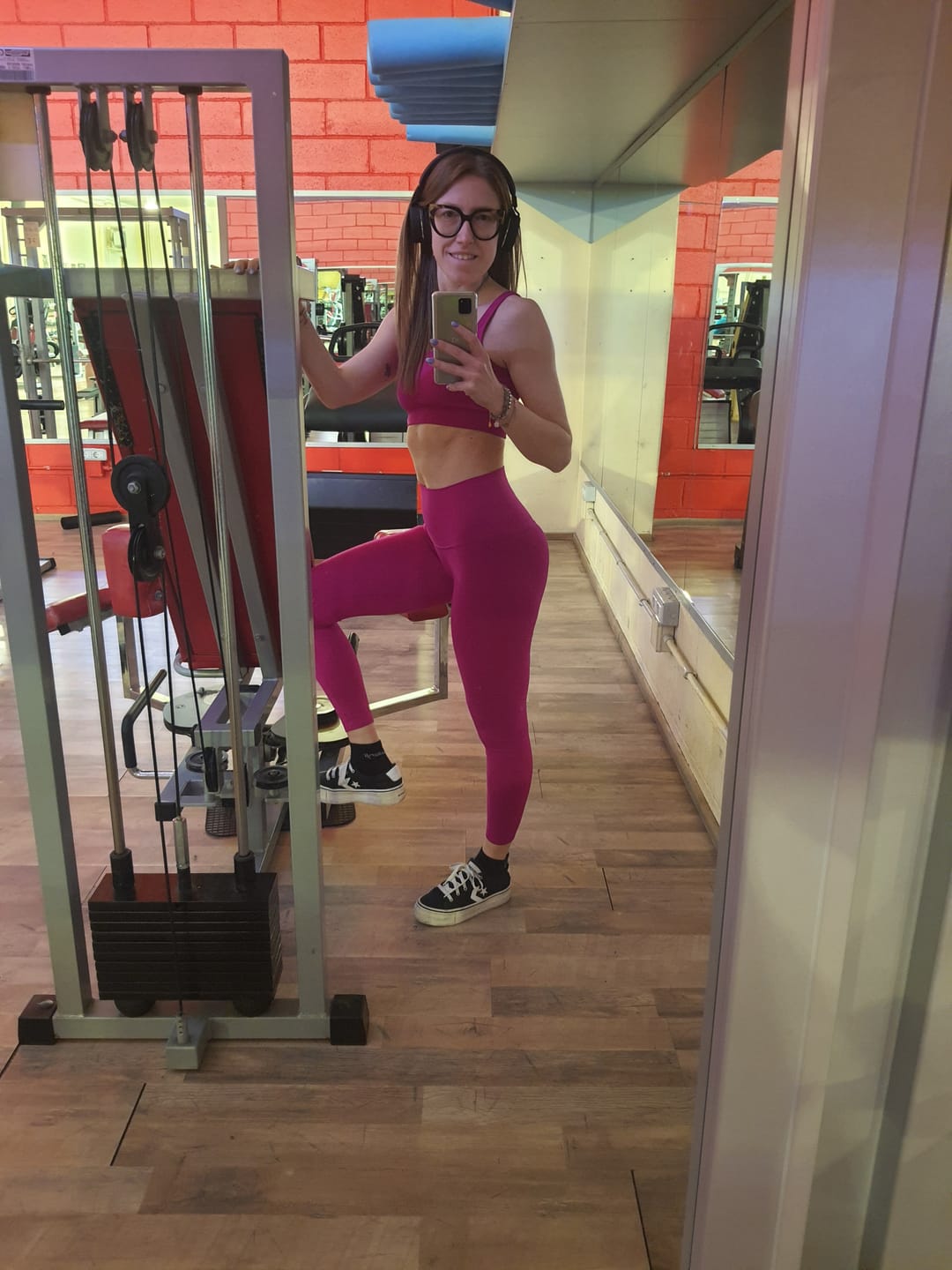 Customer photo review of Leggings All-Up Purple
