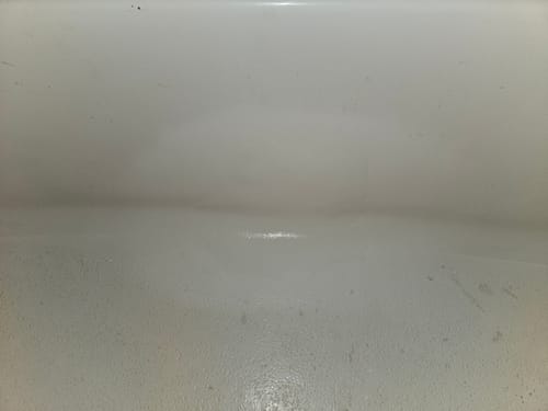 Customer photo review of Large Wall Damage - Tub and Shower Repair Kit