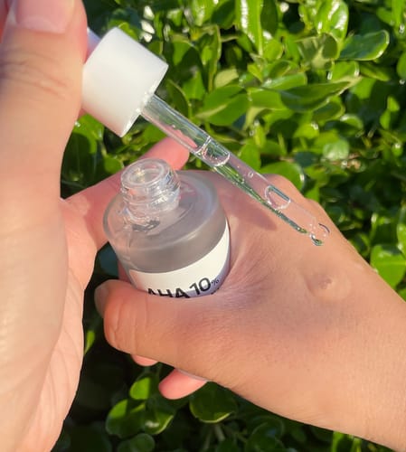 Customer photo review of AHA 10% Amino Peeling Ampoule | Tratamiento exfoliante 35g