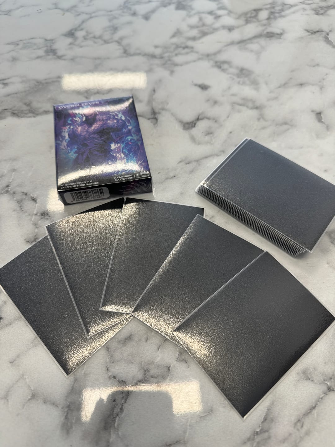 Customer photo review of Baba Sleeves Matte Oversleeves - Doublesleeves Hüllen