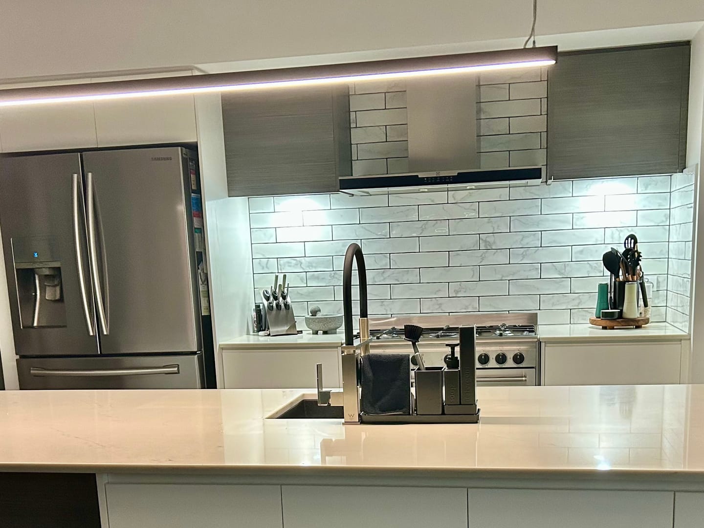 Customer photo review of Cool Frank Sink Organiser