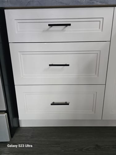 Customer photo review of 26" Wide Drawer Cabinet - Painted Doors