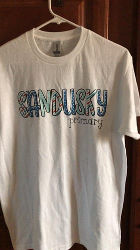 Customer photo review of Custom DTF Gang Sheet 22 x 120