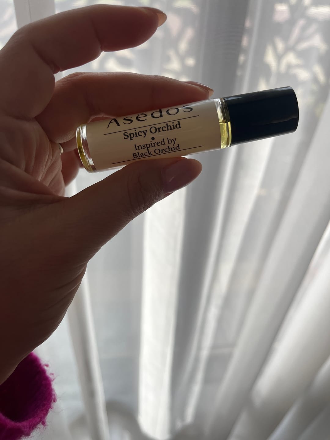 Customer photo review of SPICY ORCHID PERFUME OIL