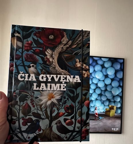 Customer photo review of Užrašinė „Čia gyvena laimė“
