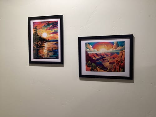 Customer photo review of Voyageurs National Park Commemorative Poster: A Pop Art Tribute