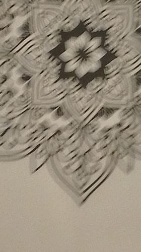 Customer photo review of Mandala Flower Wall Décor