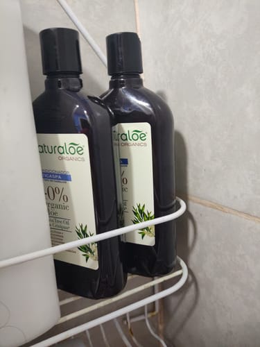 Customer photo review of Set Shampoo + Acondicionador Anticaspa con Aloe & Tea Tree 350ml