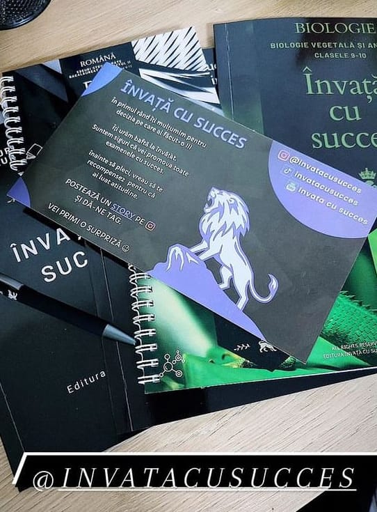 Customer photo review of Învață cu succes - Pachet Bacalaureat | Română + Matematică + Biologie 9-10