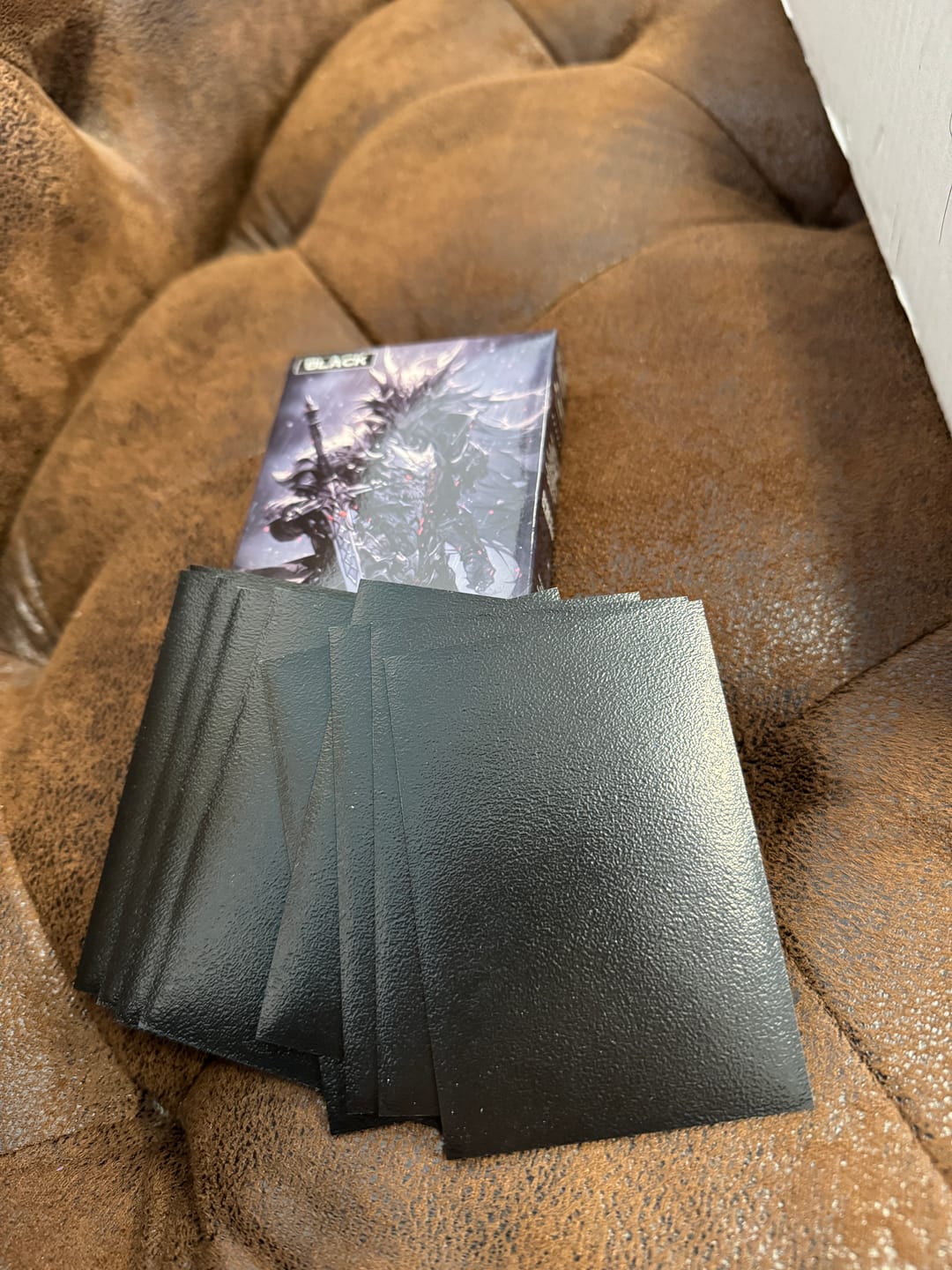 Customer photo review of Baba Sleeves Matte Black / Schwarze Hüllen