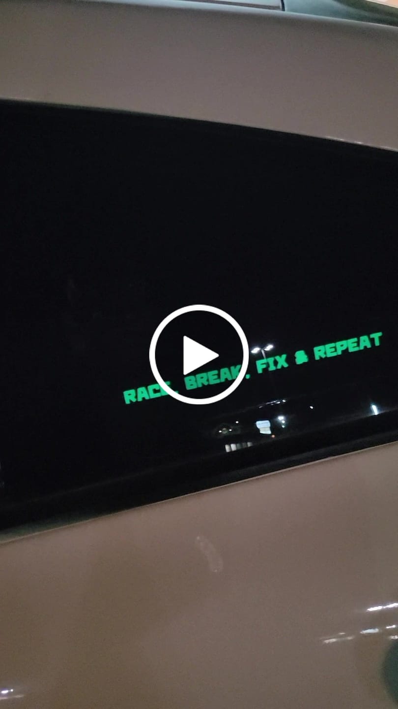 Customer video review of ELGlow™ Custom Text Electric Sticker