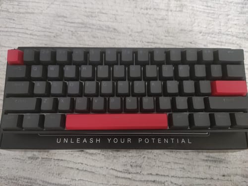 Customer photo review of DrunkDeer G60 - Wired Actuation-Distance-Adjustable Magnetic Switch Gaming Keyboard