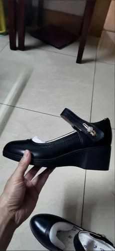 Customer photo review of Sapatilha Ortopédica de Couro [FRETE GRÁTIS]