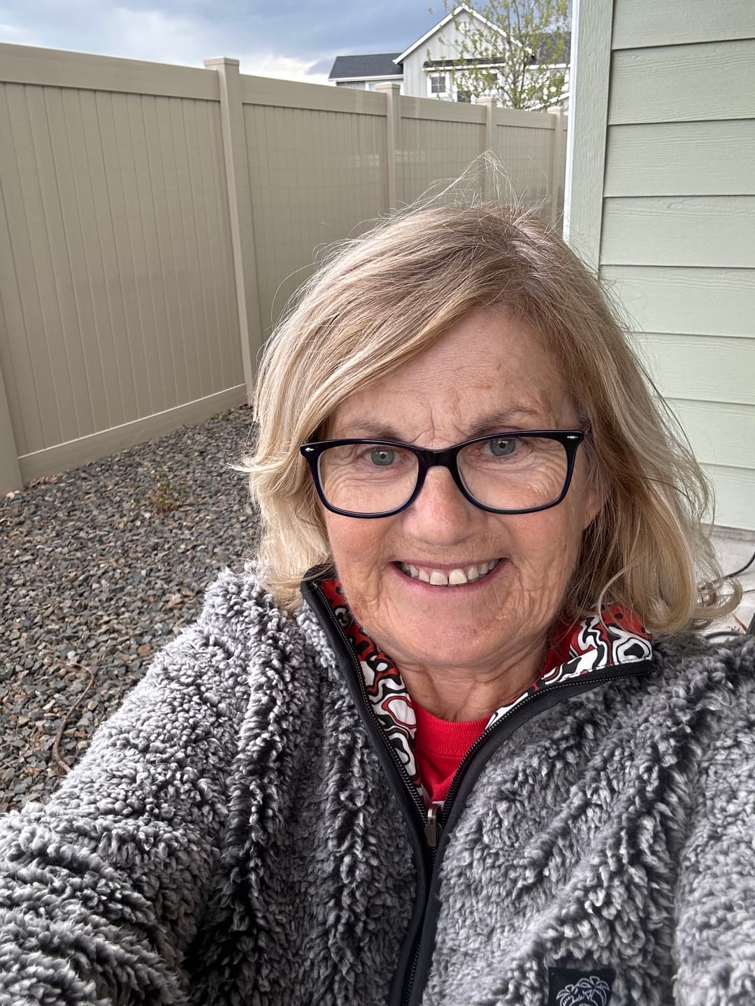Customer photo review of Reversible Sherpa Full Zip