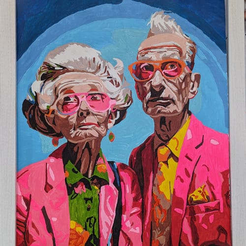 Customer photo review of Dali's Wisdom (Paint by Numbers)