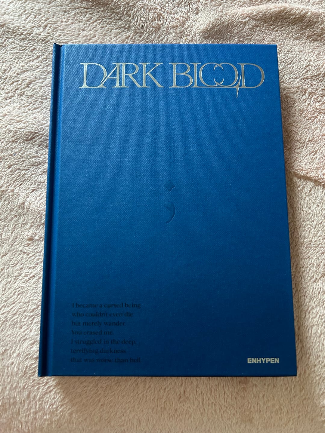 Customer photo review of ENHYPEN - DARK BLOOD ALBUM NO P.O.B VER.