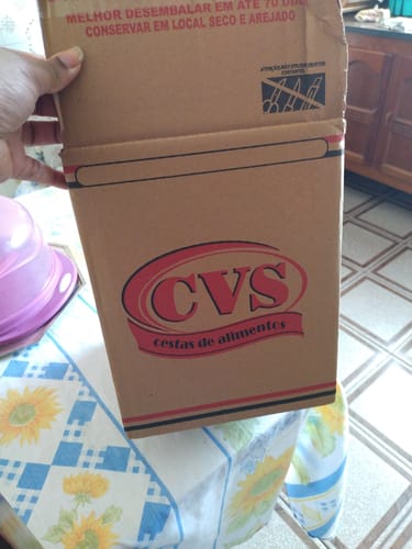 Customer photo review of Cesta Básica Econômica Júnior