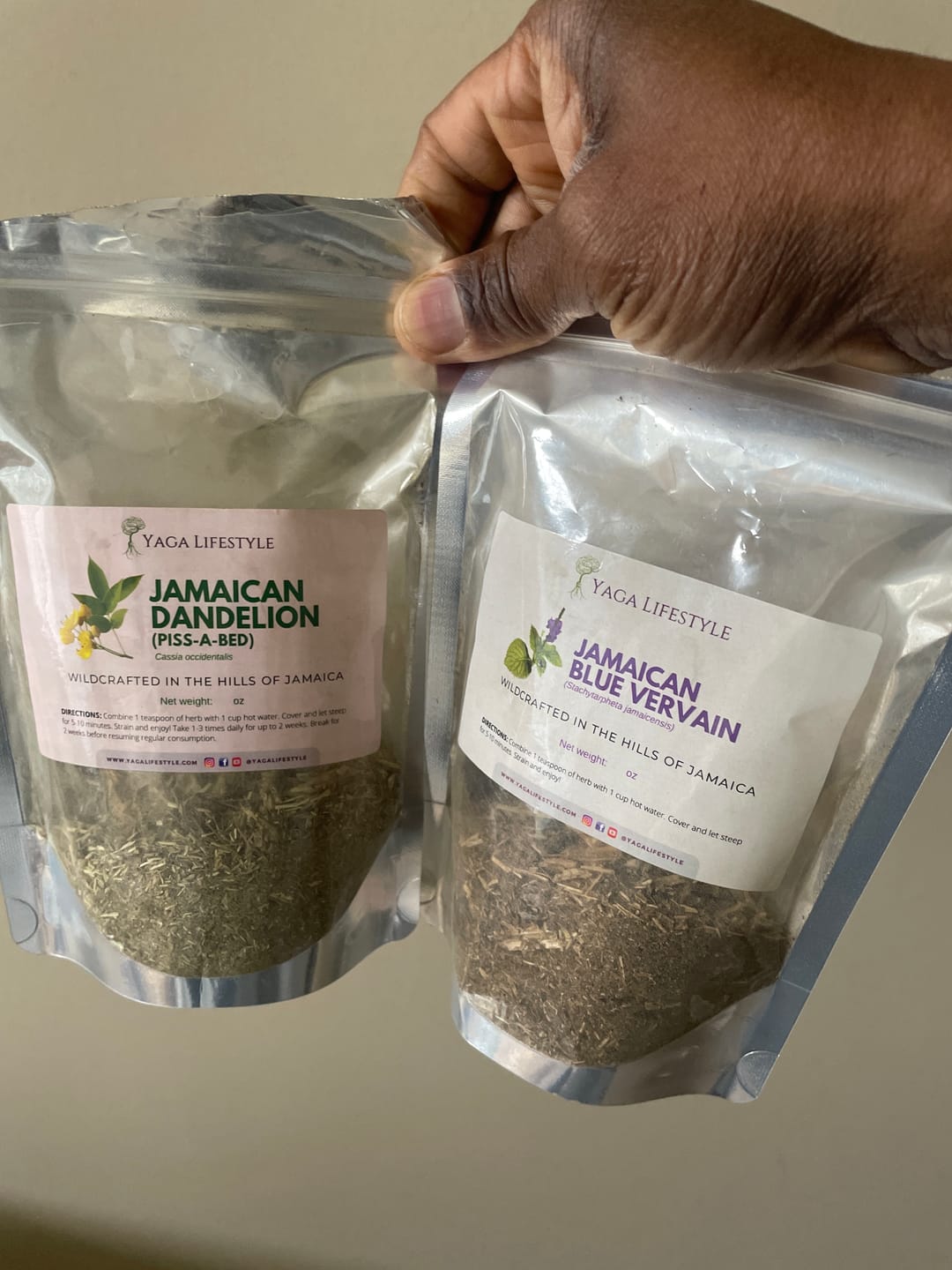 Customer photo review of Jamaican Blue Vervain (Wildcrafted)