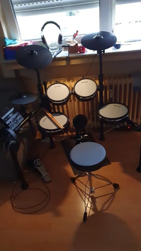 Customer photo review of Dooner DED-200Max Elektronisches Schlagzeug E-Drum Set