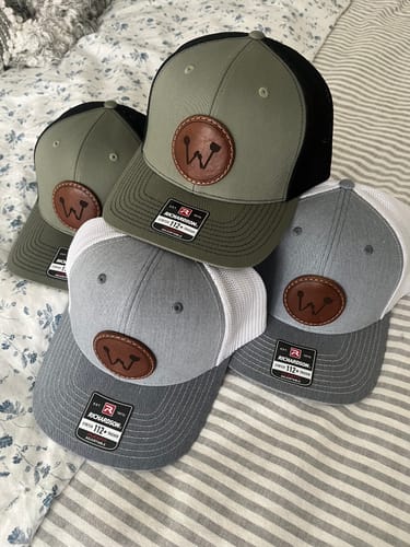 Customer photo review of (NEW) 112 Flexfit Snapback Custom Leather Patch Hat