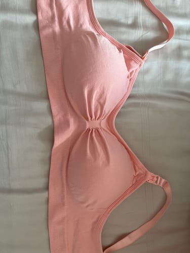 Customer photo review of Lovemère Seamless Nursing Bra