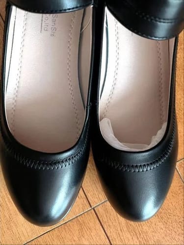 Customer photo review of Sapatilha Ortopédica de Couro [FRETE GRÁTIS]