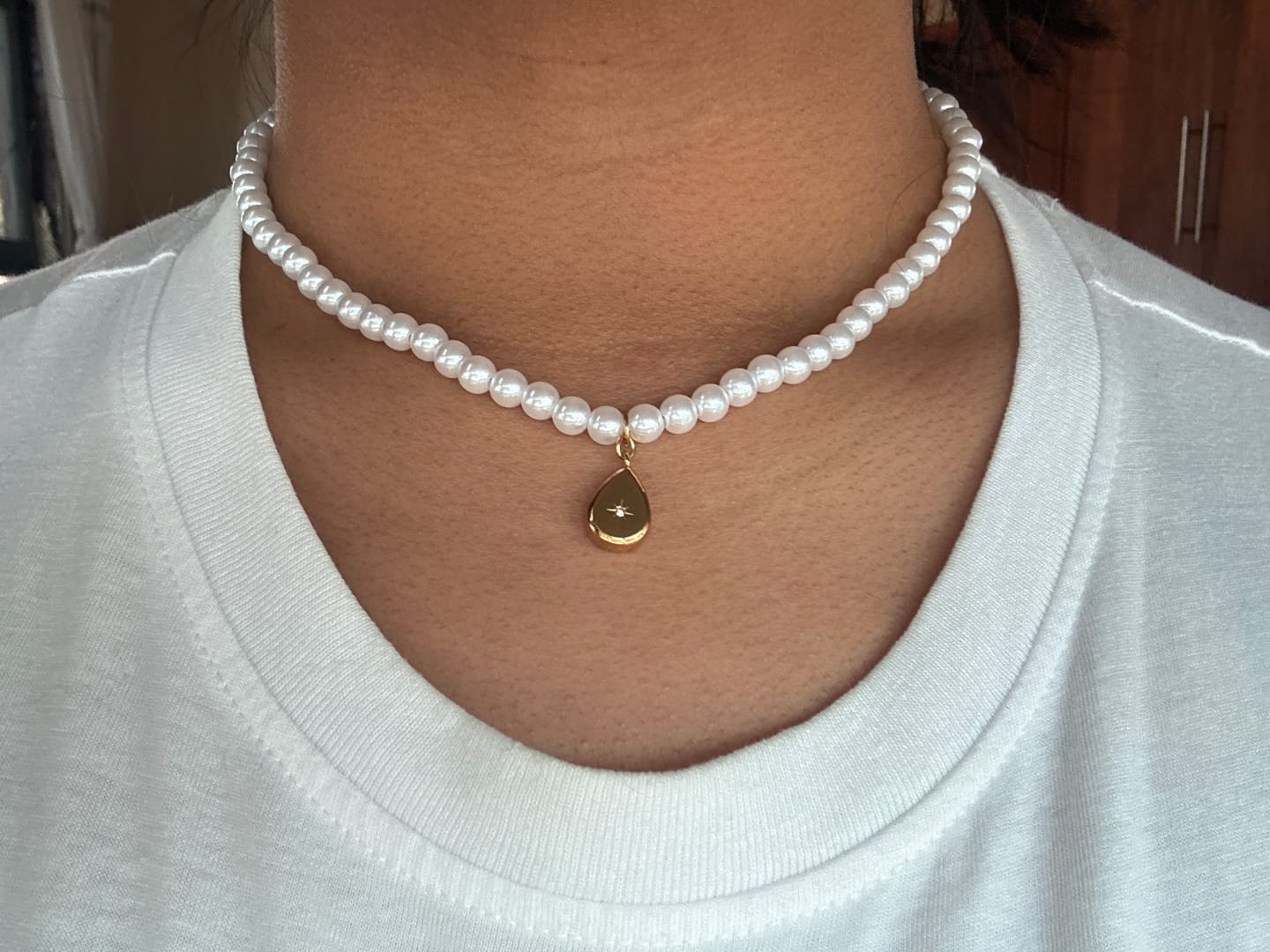 Customer photo review of Collar Pearl Stella
