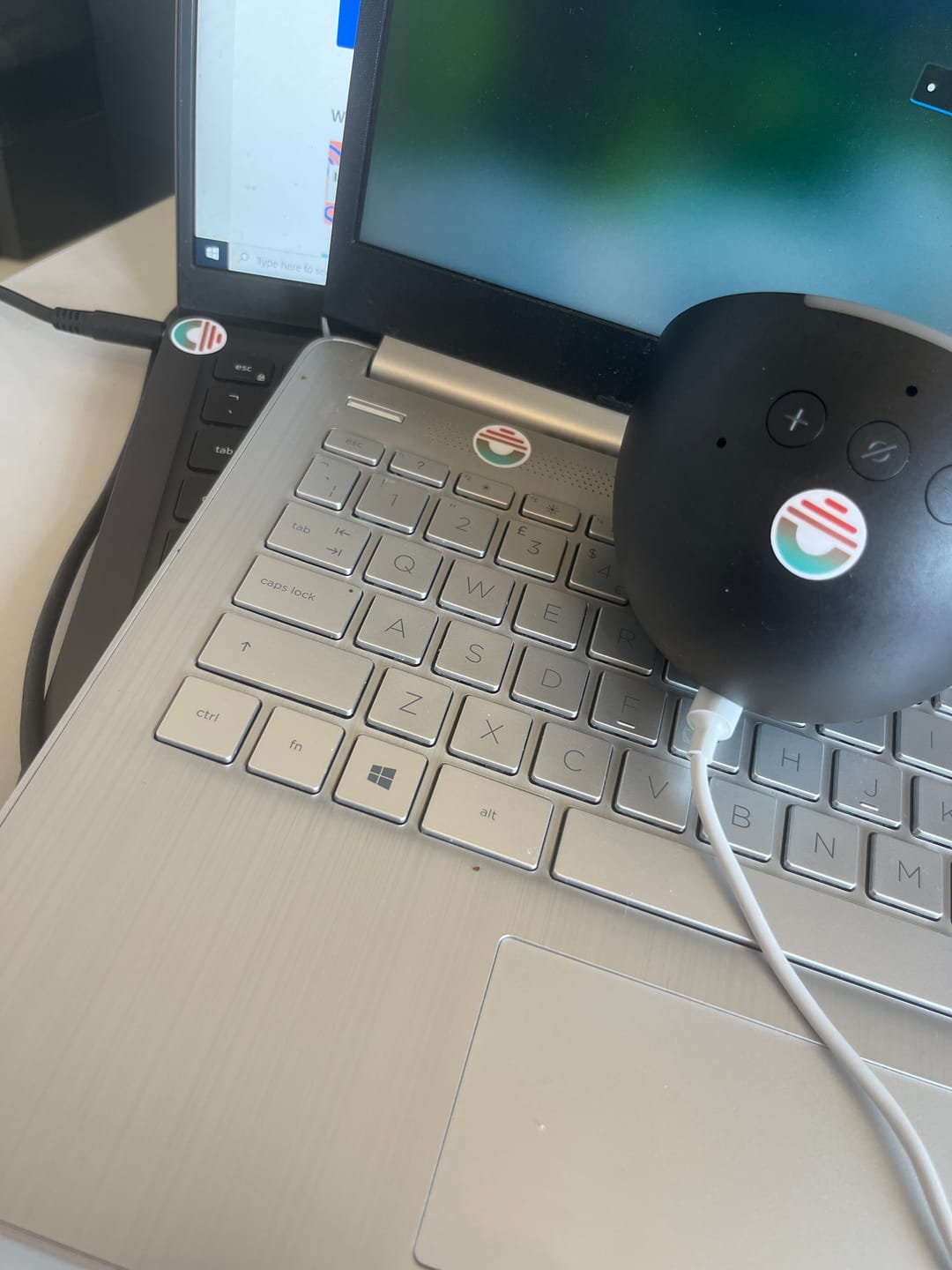 Customer photo review of Omnia Radiation Balancer Sticker Packs