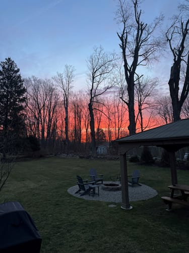 Customer photo review of QUICK SHIP - DuraWeather Poly® King Size Stationary Adirondack Chair