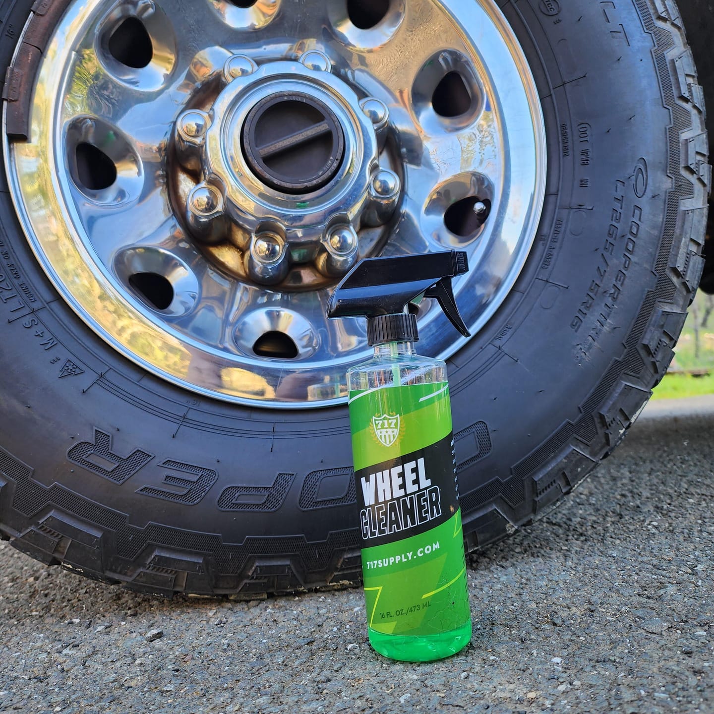 Customer photo review of 717 Supply Wheel Cleaner