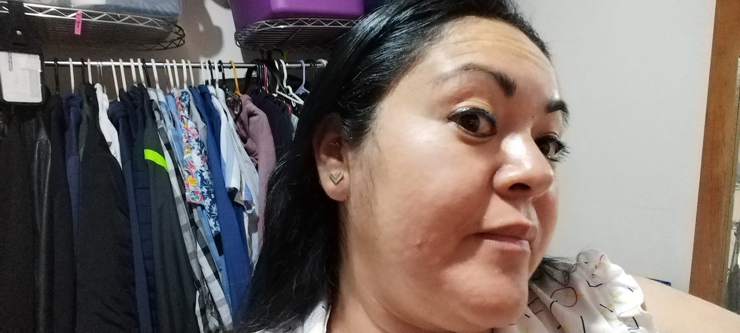Customer photo review of Aretes Corazón