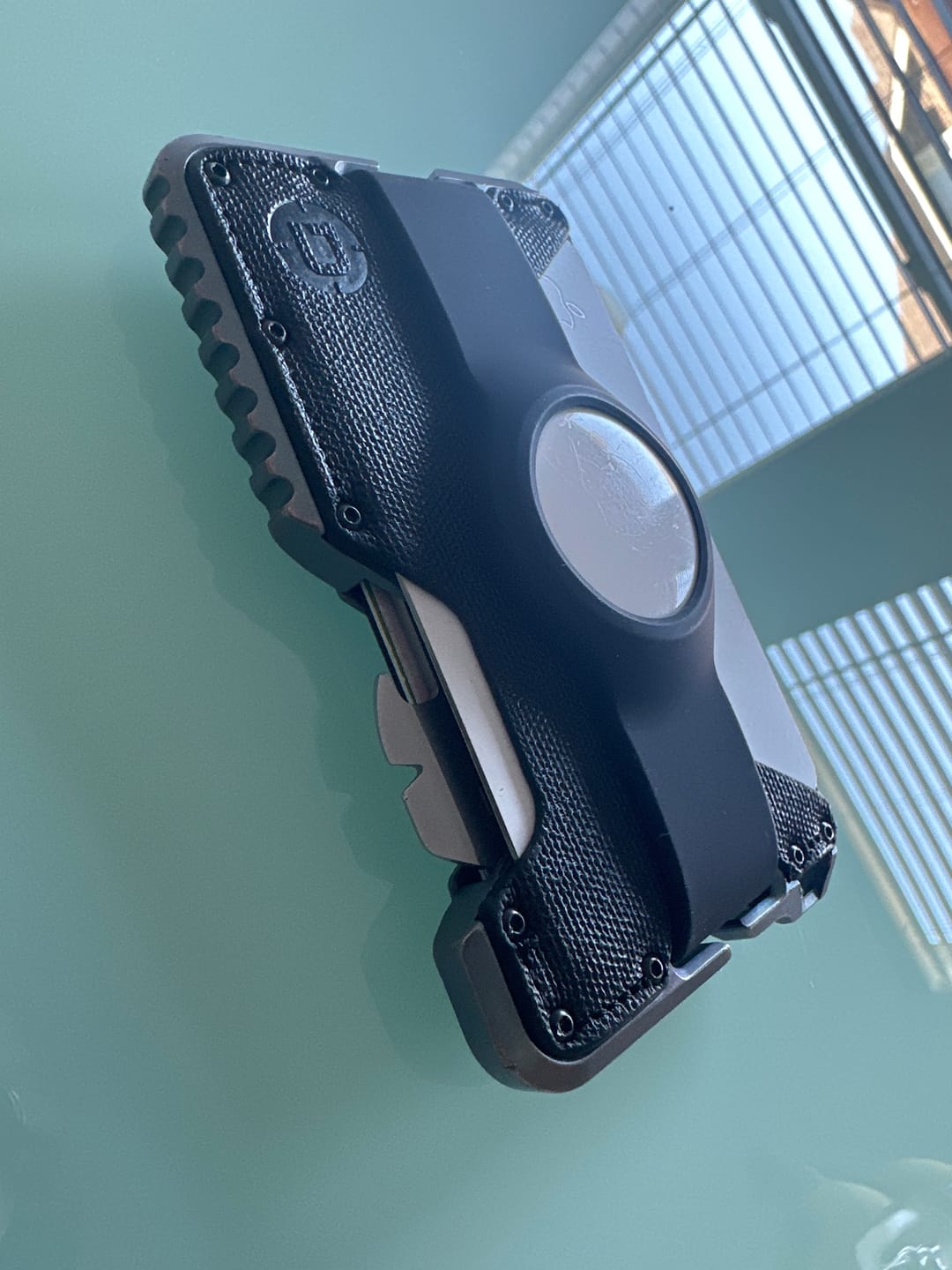 Customer photo review of AIRTAG HORIZONTAL WALLET BANDS (D-Series and T-Series Wallets)