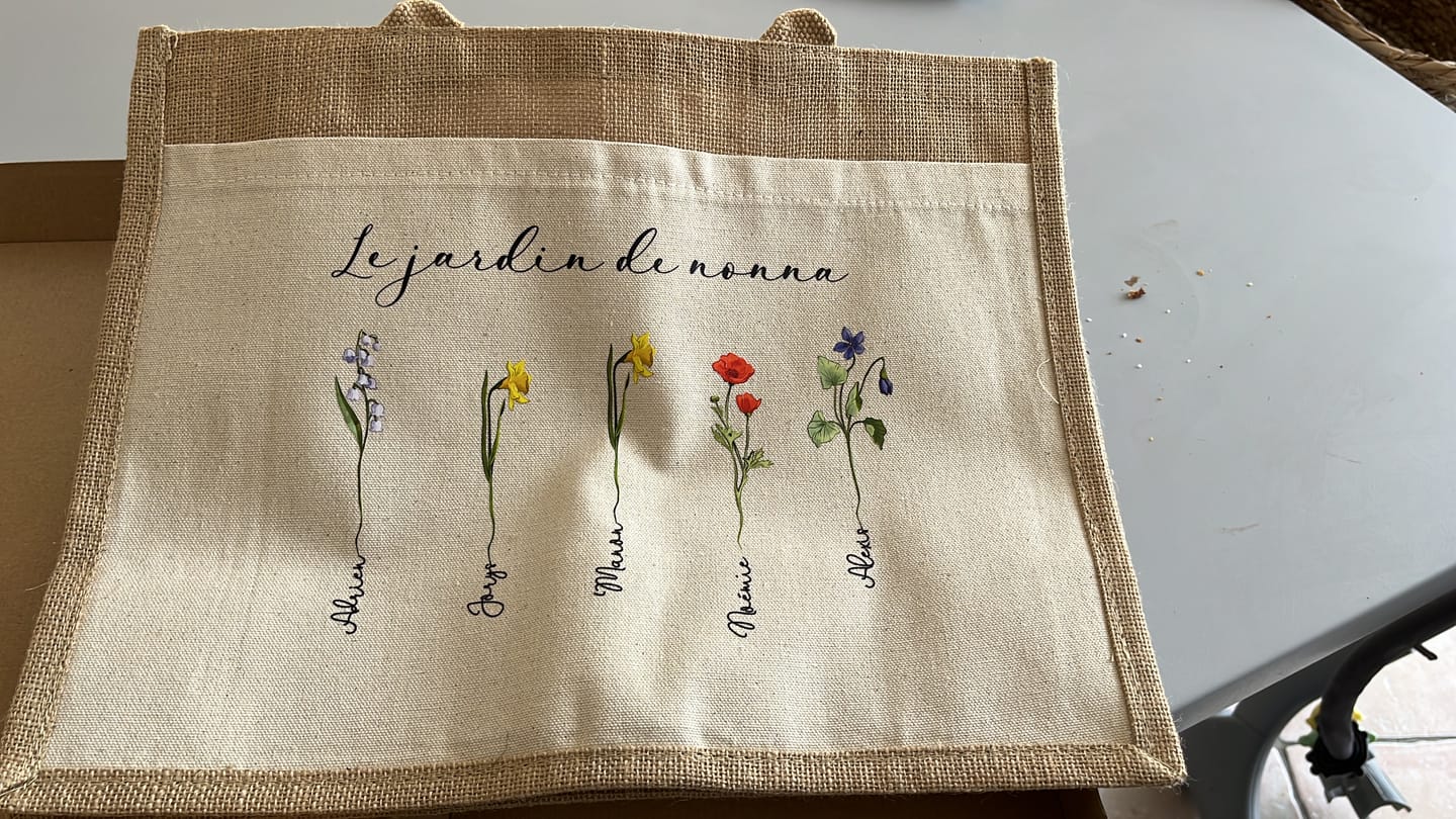 Customer photo review of Le jardin de mamie - Grands-parents-Sac