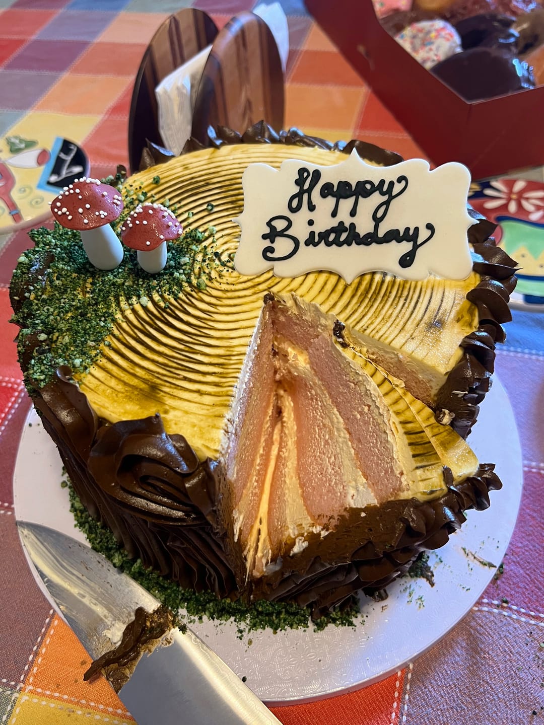 Customer photo review of Mushroom Cake
