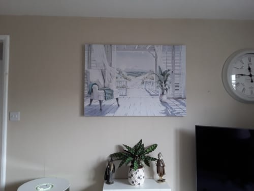 Customer photo review of Beach Whispers Canvas By Richard MacNeil *EXCLUSIVE*