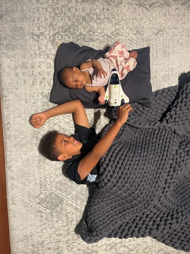 Customer photo review of The Mellow Mat® Designer Print Edition